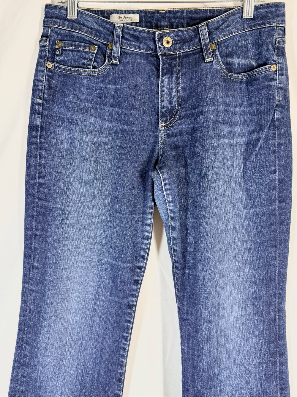 AG “The Jessie Curvy Boot Cut” Mid Rise Dark Wash Jeans Size 29 - Picture 6 of 14